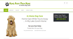 Desktop Screenshot of homeawayfromhome4dogs.com